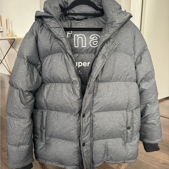 Women’s Gray Puffer Jacket - Picture 2 of 6